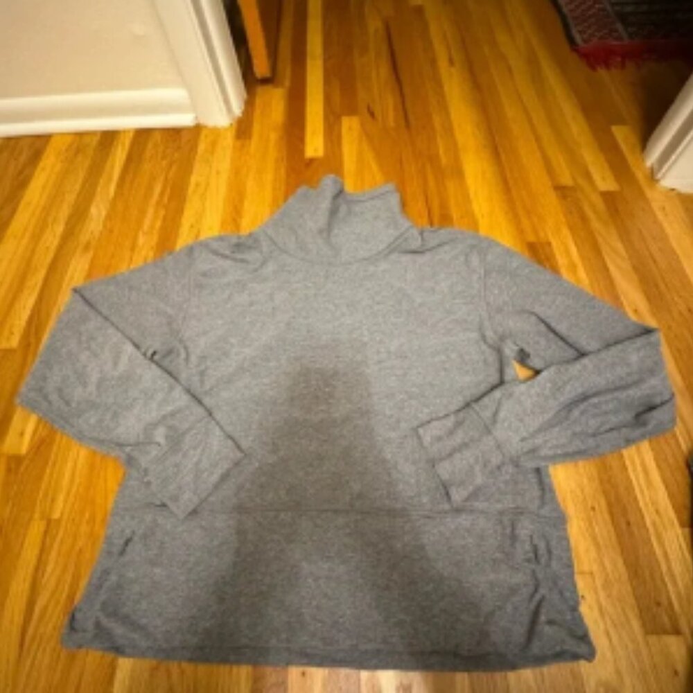Lululemon Grey Turtleneck with Front Pocket